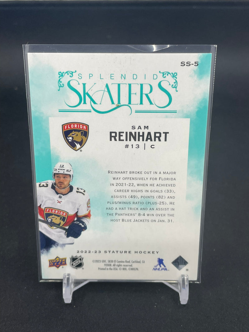2022 UPPER DECK STATURE - SPLENDID SKATERS - GREEN - S. REINHART - #SS-5 - #'D/150