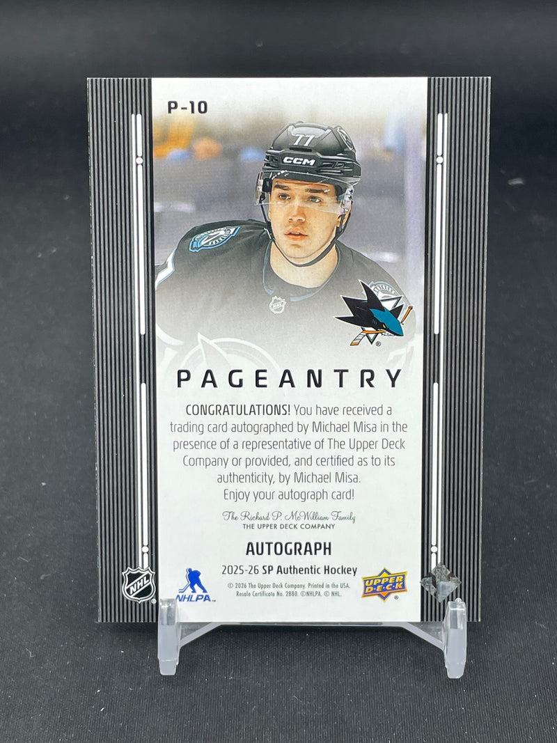 2025 UPPER DECK SP AUTHENTIC - PAGEANTRY - M. MISA -