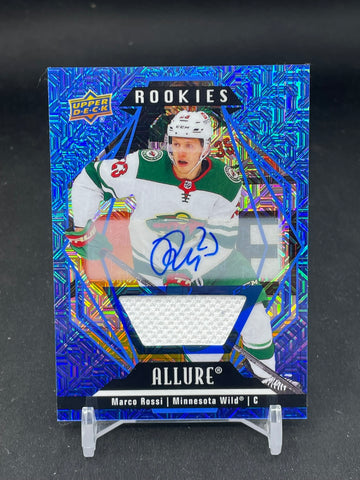 2022 UPPER DECK ALLURE - BLUE LINE AUTO JERSEY - ROOKIES - M. ROSSI - #131 - #'D/75 - RELIC - AUTOGRAPH - RC
