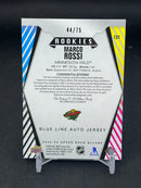 2022 UPPER DECK ALLURE - BLUE LINE AUTO JERSEY - ROOKIES - M. ROSSI - #131 - #'D/75 - RELIC - AUTOGRAPH - RC