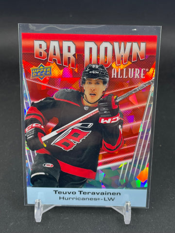 2023 UPPER DECK ALLURE - RED - BAR DOWN - T. TERAVAINEN - #BD-1 - #'D/99