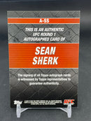 2009 TOPPS UFC - ROUND 1 ROOKIE - SHERK VS GHOSN -