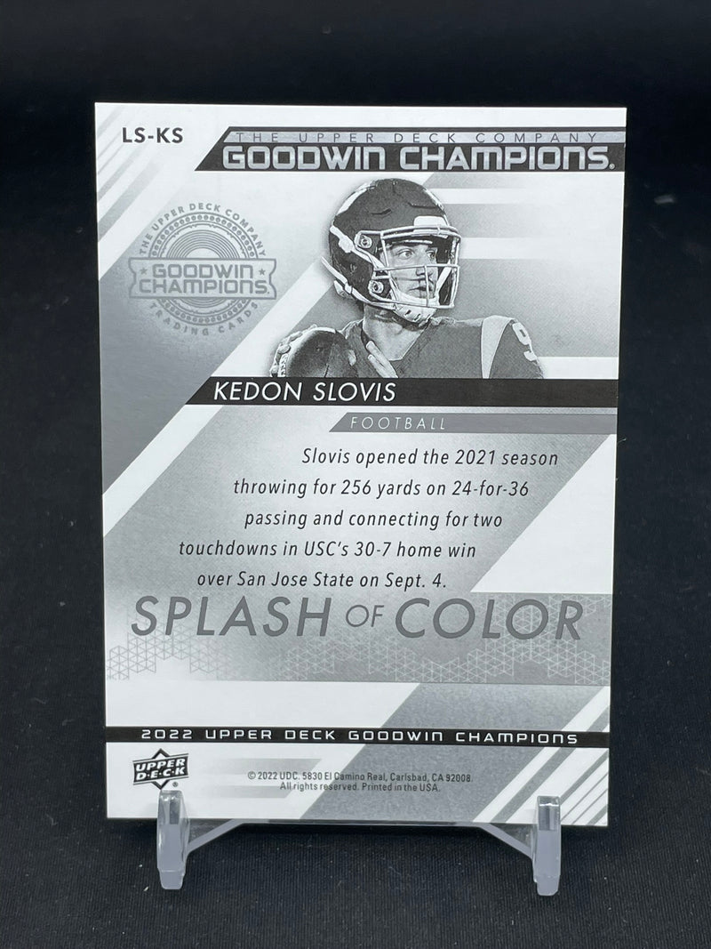 2022 UPPER DECK GOODWIN CHAMPIONS - LENTICULAR - SPLASH OF COLOR - K. SLOVIS -