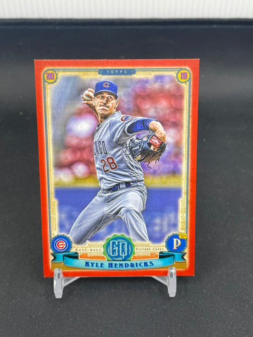 2019 TOPPS GYPSY QUEEN - RED - K. HENDRICKS - #83 - #'D/10