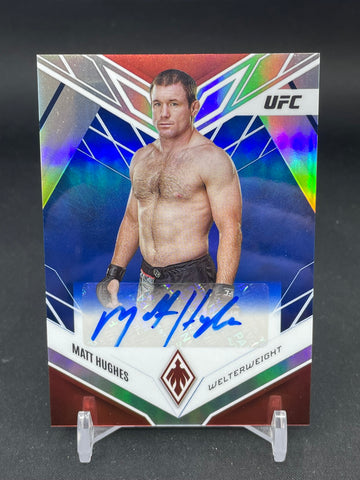 2023 PANINI CHRONICLES PHOENIX - BLUE PRIZM - M. HUGHES - #PX-MHS - #'D/49 - AUTOGRAPH