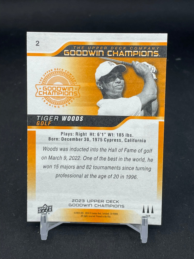 2023 UPPER DECK GOODWIN CHAMPIONS - ORANGE - T. WOODS -