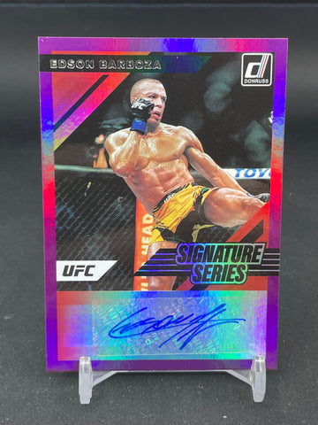 2022 PANINI DONRUSS - PURPLE HOLO - SIGNATURE SERIES - E. BARBOZA - #SS-EBZ - AUTOGRAPH