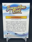 2024 TOPPS CHROME - SUMMERTIME IN THE PARK - J. RODRIGUEZ -