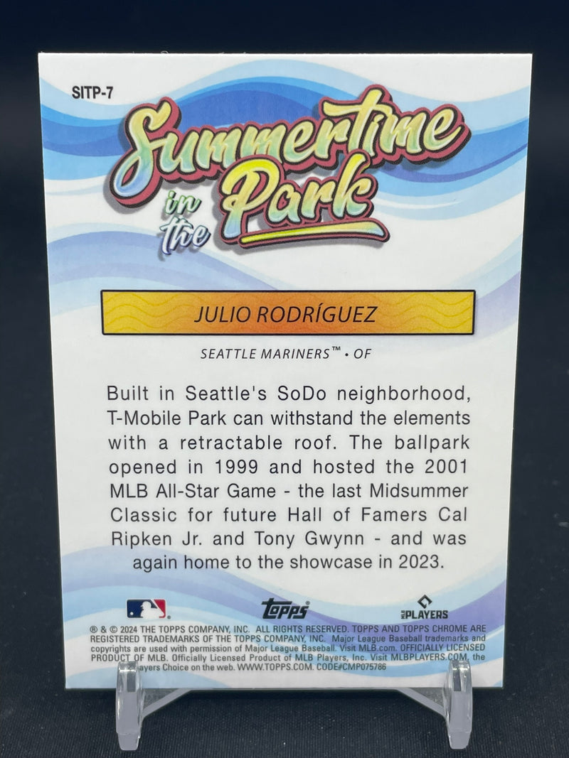 2024 TOPPS CHROME - SUMMERTIME IN THE PARK - J. RODRIGUEZ -