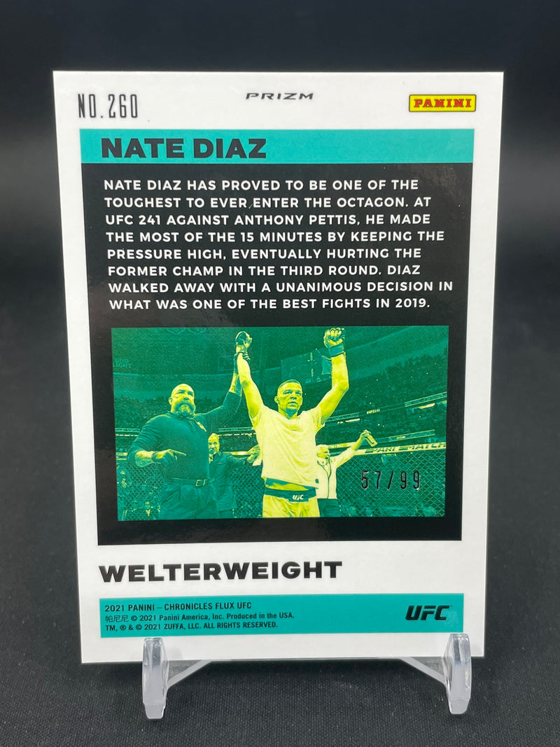 2021 PANINI FLUX - BLUE PRIZM - N. DIAZ - #260 - #'D/99
