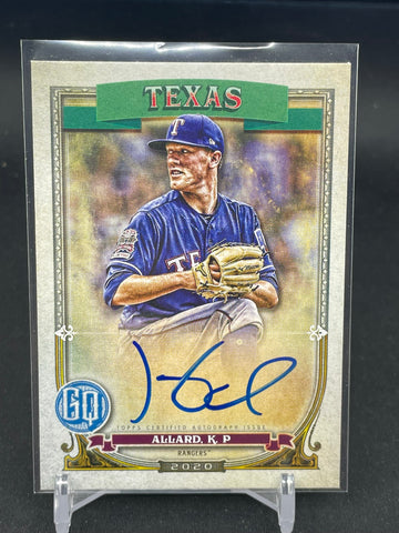 2020 TOPPS GYPSY QUEEN - K. ALLARD - #GQA-KA - AUTOGRAPH