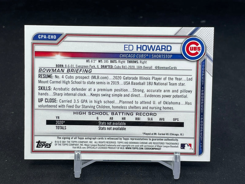 2021 TOPPS BOWMAN CHROME - ATOMIC REFRACTOR - E. HOWARD -