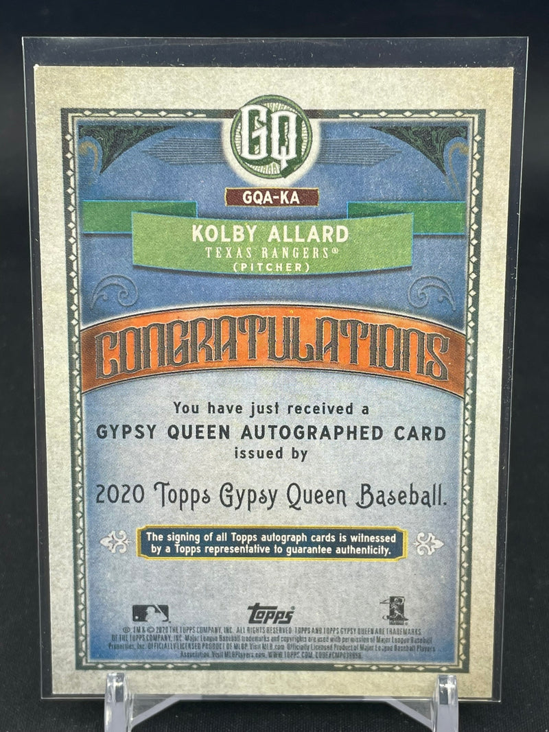 2020 TOPPS GYPSY QUEEN - K. ALLARD -