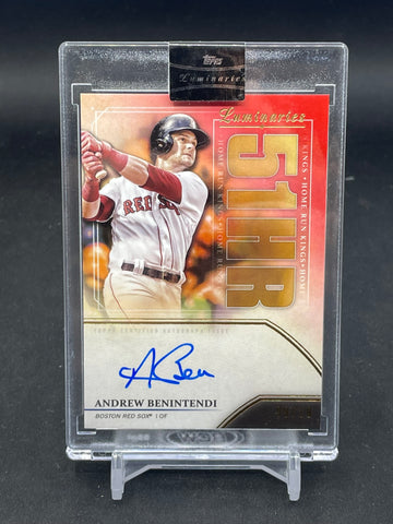2020 TOPPS LUMINARIES - HOME RUN KINGS - A. BENINTENDI - #HRK-AB - #'D/10 - AUTOGRAPH