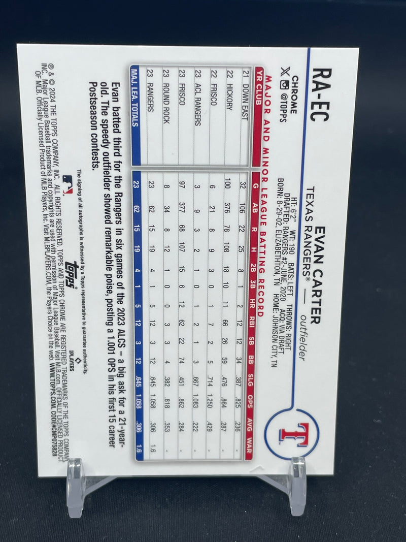 2024 TOPPS CHROME - E. CARTER -