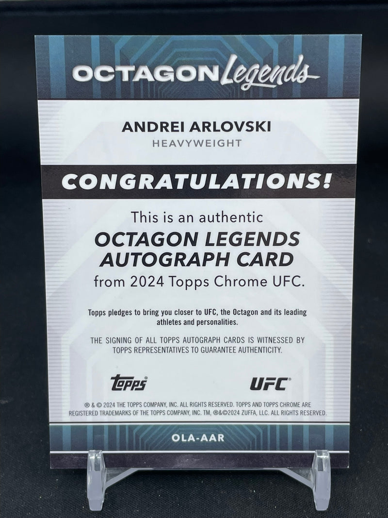 2024 TOPPS CHROME - OCTAGON LEGENDS - A. ARLOVSKI -