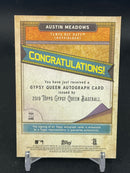 2019 TOPPS GYPSY QUEEN - A. MEADOWS -