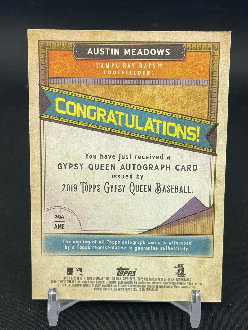 2019 TOPPS GYPSY QUEEN - A. MEADOWS -