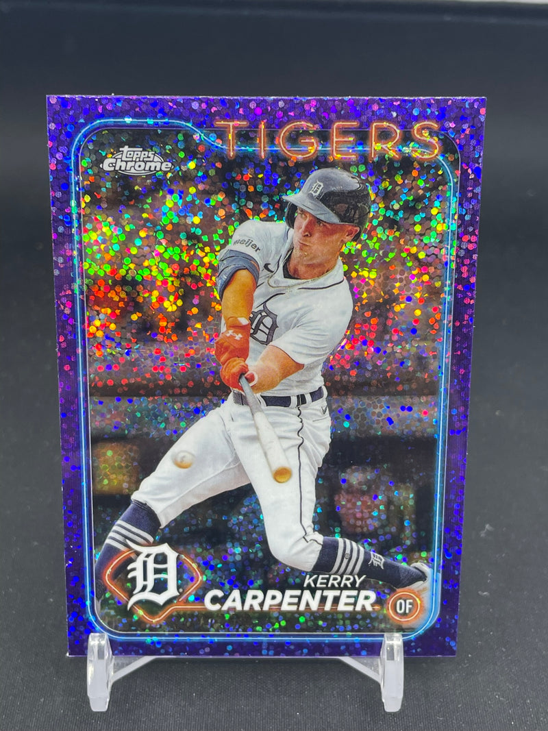 2024 TOPPS CHROME - PURPLE SPECKLE REFRACTOR - J. CARPENTER - #196 - #'D/299