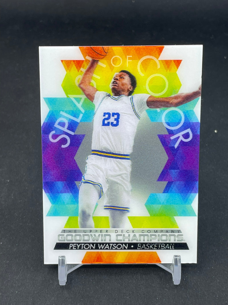 2022 UPPER DECK GOODWIN CHAMPIONS - LENTICULAR - SPLASH OF COLOR - P. WATSON -