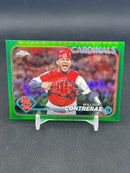 2024 TOPPS CHROME - GREEN REFRACTOR - W. CONTRERAS - #234 - #'D/99