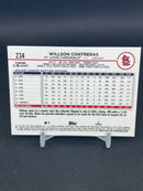 2024 TOPPS CHROME - GREEN REFRACTOR - W. CONTRERAS - #234 - #'D/99
