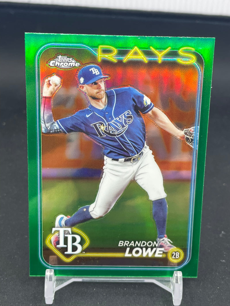 2024 TOPPS CHROME - GREEN REFRACTOR - B. LOWE - #286 - #'D/99