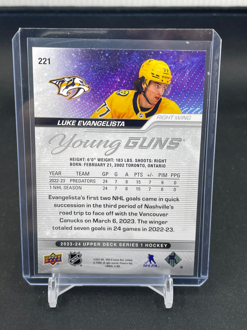 2023 UPPER DECK SERIES ONE - YOUNG GUNS - L. EVANGELISTA -