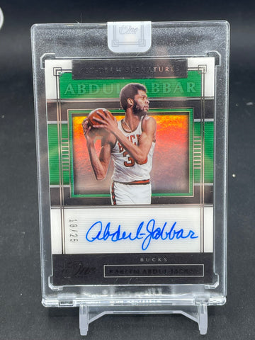 2019 PANINI ONE AND ONE - 1ST TEAM SIGNATURES - K. ABDUL-JAMAR - #'D/25 - AUTOGRAPH