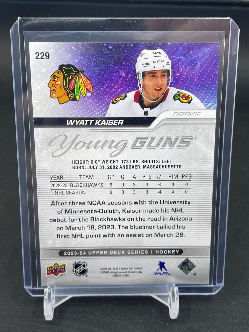 2023 UPPER DECK SERIES ONE - YOUNG GUNS - W. KAISER -