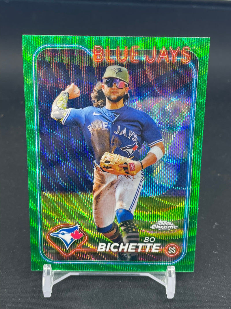 2024 TOPPS CHROME - GREEN WAVE REFRACTOR - B. BICHETTE - #27 - #'D/99