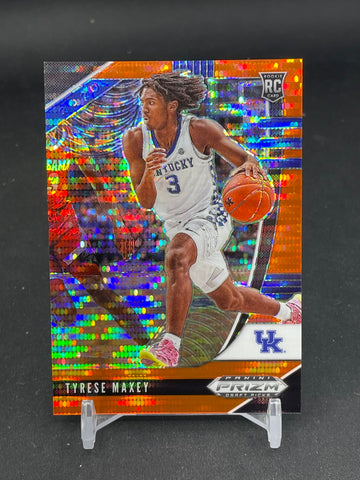 2020 PANINI PRIZM DRAFT PICKS - ORANGE PULSAR - T. MAXEY - #14 - #'D/49 - RC
