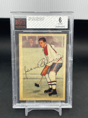 1953 PARKHURST - J. BELIVEAU - #27 - BVG 6 - RC