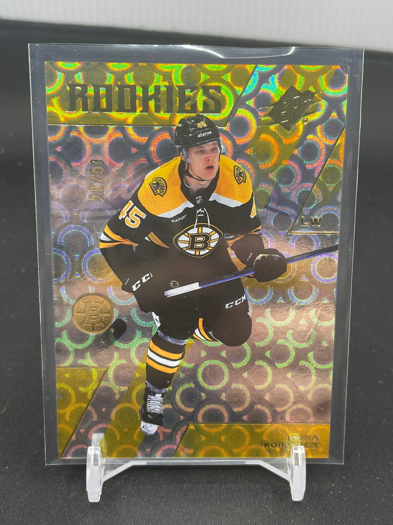 2023 UPPER DECK SPX - GRAND FINALE - J. KOPPANEN - #174 - #'D/50 - RC