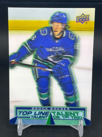 2018 UPPER DECK TIM HORTONS - TOP LINE TALENT - B. BOESER - #TLT-2