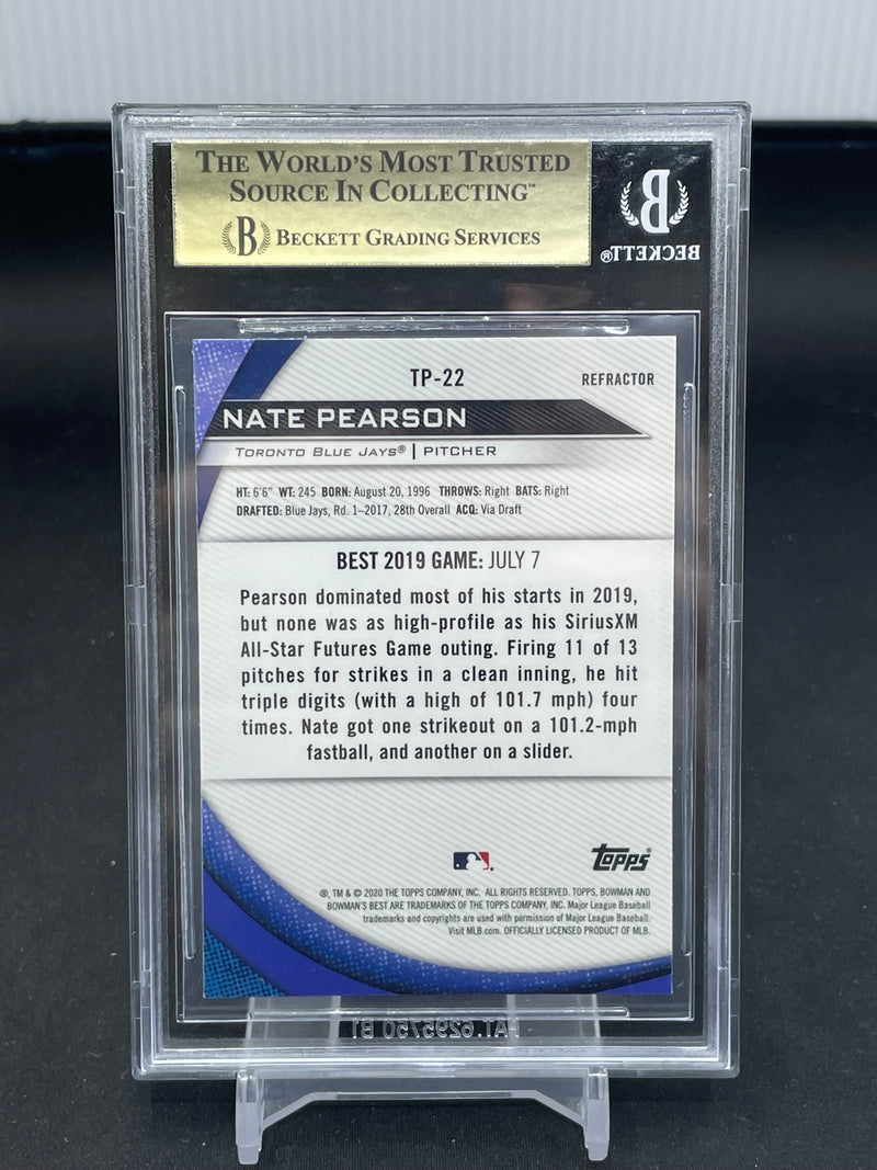 2020 TOPPS BOWMAN'S BEST - REFRACTOR - TOP PROSPECTS - N. PEARSON -