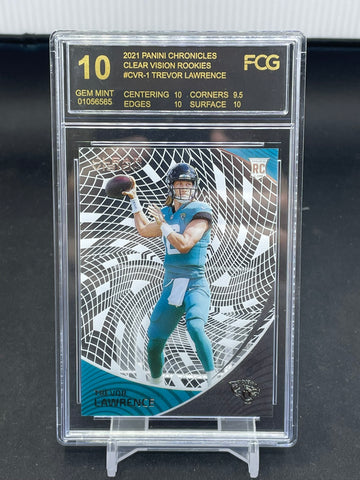 2021 PANINI CHRONICLES - CLEAR VISION ROOKIES - T. LAWRENCE - #CVR-1 - FCG 10 - RC
