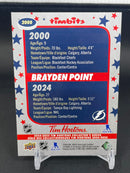 2024 UPPER DECK TIM HORTONS - TIMBITS - B. POINT -