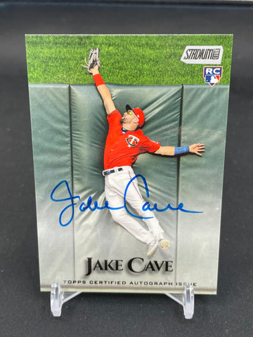 2019 TOPPS STADIUM CLUB - J. CAVE - #SCA-JCA - AUTOGRAPH - RC