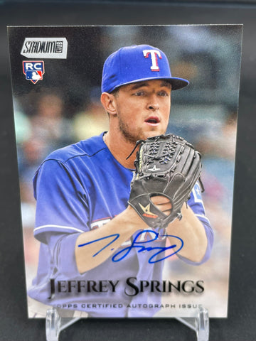 2019 TOPPS STADIUM CLUB - J. SPRINGS - #SCA-JSP - AUTOGRAPH - RC