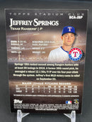 2019 TOPPS STADIUM CLUB - J. SPRINGS -