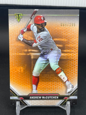 2021 TOPPS TRIPLE THREADS - AMBER - A. MCCUTCHEN - #98 - #'D/199