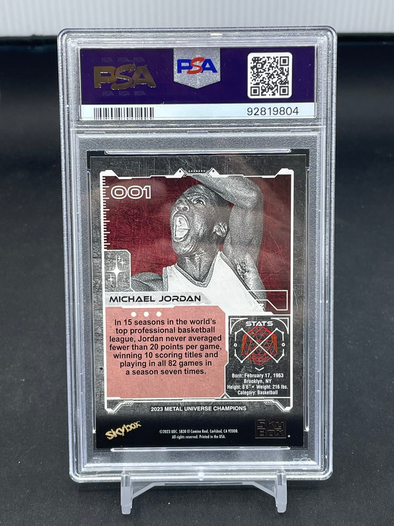 2023 UPPER DECK METAL UNIVERSE CHAMPIONS - M. JORDAN -