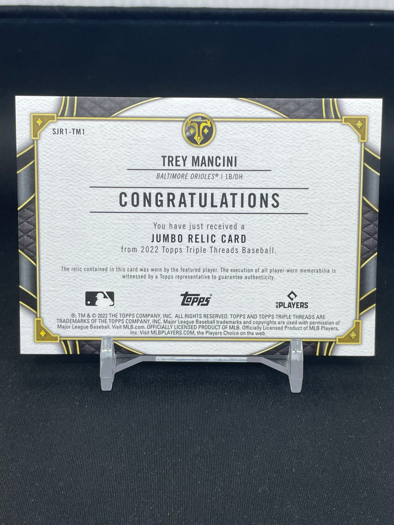 2022 TOPPS TRIPLE THREADS - JUMBO RELIC - T. MANCINI - #SJR1-TM1 - #'D/48 - RELIC