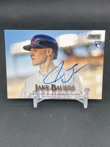 2019 TOPPS STADIUM CLUB - J. BAUERS - #SCA-JBA - AUTOGRAPH - RC