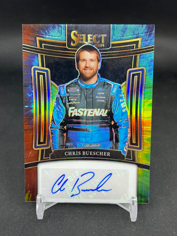 2024 PANINI SELECT - TIE-DYE PRIZM - C. BUESCHER - #S-CBC - #'D/25 - AUTOGRAPH