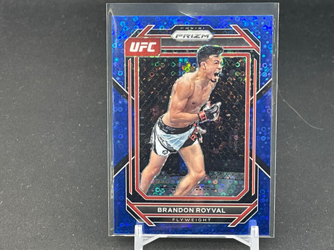 2023 PANINI PRIZM UFC - BLUE DISCO PRIZM - B. ROYVAL - #133 - #'D/25