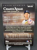 2019 TOPPS STADIUM CLUB - C. ADAMS -