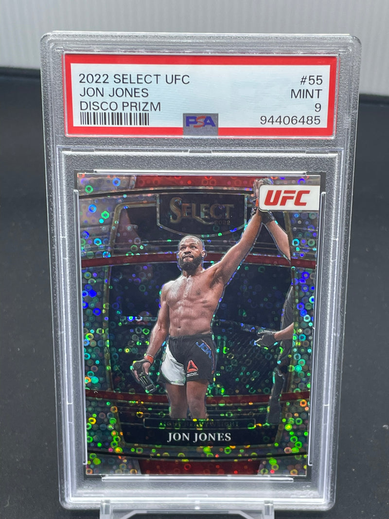 2022 PANINI SELECT UFC - DISCO PRIZM - J. JONES -