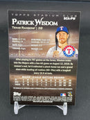 2019 TOPPS STADIUM CLUB - P. WISDOM -